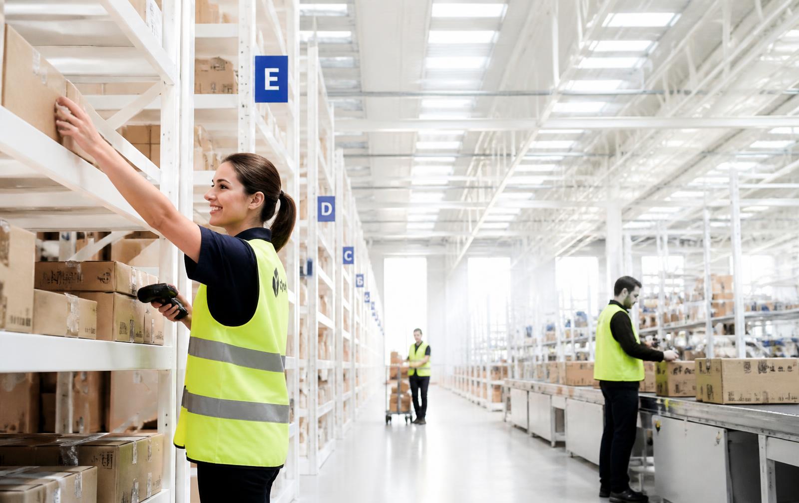 Speed Link Express Logistics warehouse operation in Farnborough